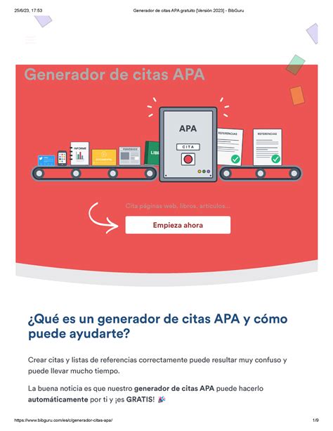 bibguru citas|Generador de citas APA gratuito [Versión 2024]